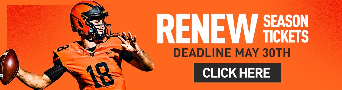 Renew Season tickets. Deadline May 30th. Click Here